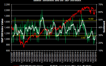 Market Advance Does Not Result In Improved Investor Sentiment