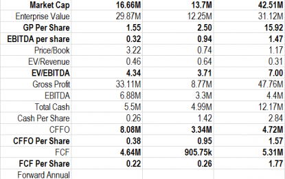 Nano Caps Trading Below Intrinsic Value