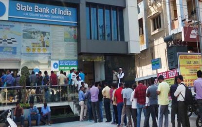 “Out Of Cash” – More Than 90% Of India ATMs Run Dry