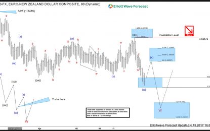 EURNZD Double Three Elliott Wave Structure