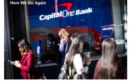 Subprime Credit Card Losses Bite Capital One: Income Down 20%, Charge-Offs Up 30%