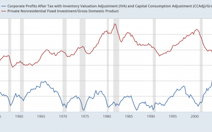 As The Data Show, Higher Corporate Profits Mean Higher Investment (Not)