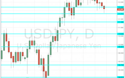 USD/JPY Is Off The Highs – Forecast Oct. 16-20 2017