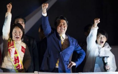 Exit Polls Project Sweeping Victory, Super Majority For Japan’s Abe