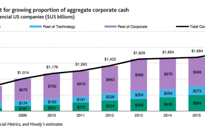 Corporate Cash Mountain Grows Makes Apple World’s Largest Hedge Fund