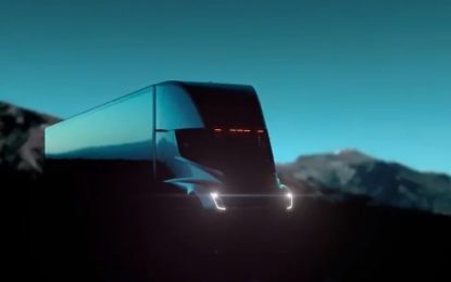 Tesla Inc Stock Rises After Semi-Truck-Diesel Comparison