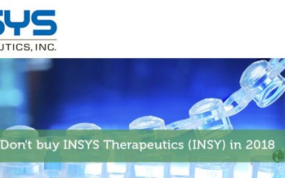 Don’t Buy INSYS Therapeutics (INSY) In 2018