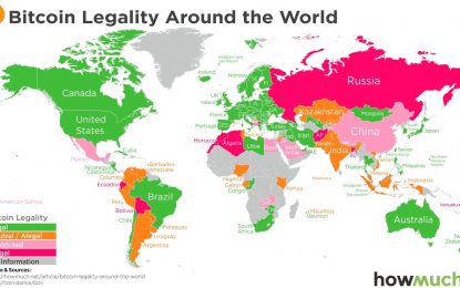 Bitcoin’s Legality Around The World – MAP