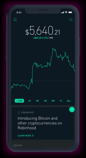 E
                                                
                        Fintech Startup Robinhood Announces It Will Support Cryptocurrency Trading