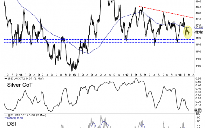 Gold Stocks & Silver Oversold But Not Gold