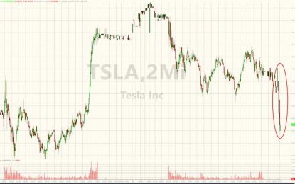 Tesla Shares Slides After Sudden Departure Of Accounting Chief