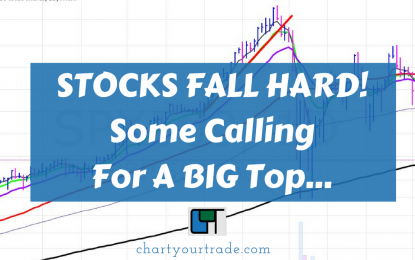 Stocks Fall Hard; Some Calling For A Big Top