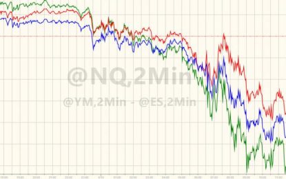 Banks & Bitcoin Bounce As Stocks & Bonds Are Trounced