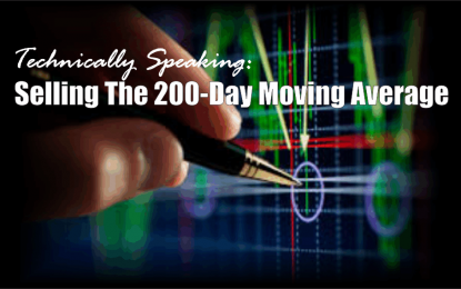 Technically Speaking: Selling The 200 Day Moving Average