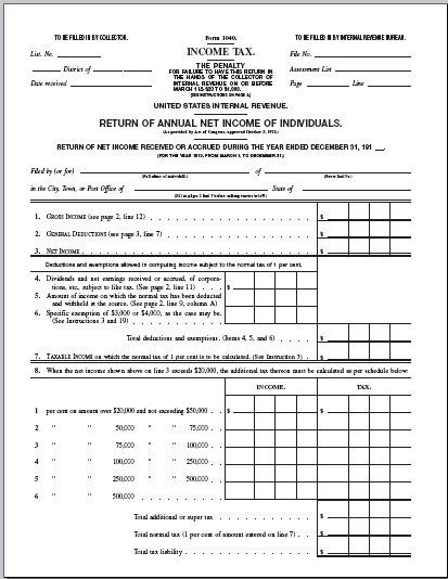 Taxes: Bring Us Back To 1913; Or Better Yet, Bring Us Back To 1912