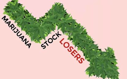 5 Of Today’s Biggest Marijuana Stock Losers – Wednesday, June 27