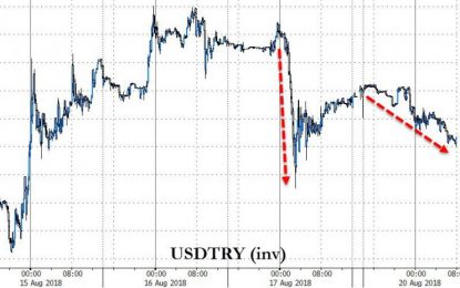 Turkish Lira Tumbles: SocGen Expects “Pain Threshold” Crash Pushing USDTRY To 8.00