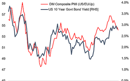 Chart: DM Flash PMI Vs 10 Year Bond Yields