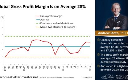 Global Gross Profit Margin Is On Average 28%