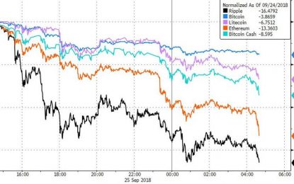 Cryptos Crash After “Mt.Gox” Tokyo Whale Renews Bitcoin Liquidation