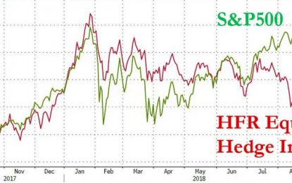 Hedge Funds Slash Their Exposure To Stocks At The Worst Possible Time