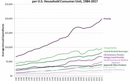 Visualizing Trends In Major U.S. Household Expenditures