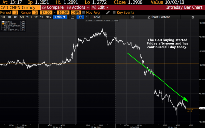 The Start Of The Loonie Bull Run?