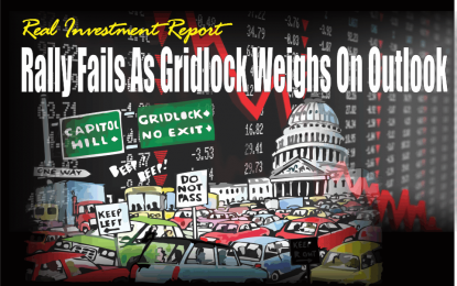 Rally Fails As Gridlock Weighs On Outlook