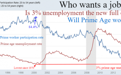 Full Employment Or Lack Of Low Skilled Workers?