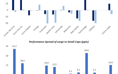 Large Vs Small Gap Keeps Widening