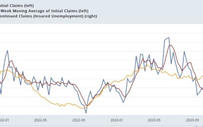 Initial Claims: Were The Recent Lows Just Unresolved Seasonality After All?