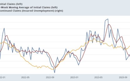 Initial Claims Continue Tame YoY