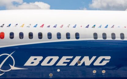 Boeing Now The Second-Worst Performer In The S&P 500 YTD, Only Behind Tesla