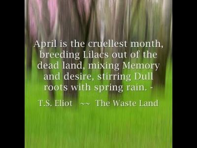 Tuesday Talk: April Is The Cruelest Month?