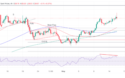 Silver Price Analysis: Reaches New High For May But Pulls Back After Becoming Overbought