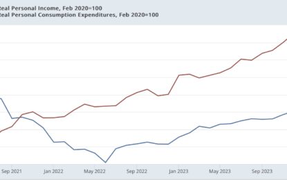 Real Income And Spending In May A Nice Rebound, But Watch The Caution Flags In Manufacturing Sales And Goods Spending