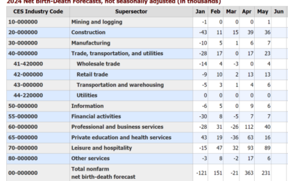 How Much Did The BLS Birth-Death Adjustment Pad The May Jobs Report?