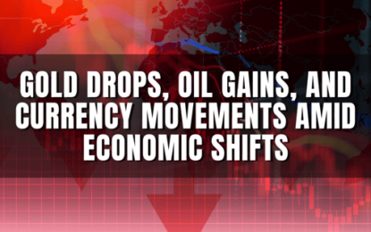 Gold Drops, Oil Gains, And Currency Movements Amid Economic Shifts