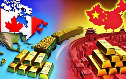 Canadian Gold Exports To China Surge In Another Sign Of Gold Flowing From West To East