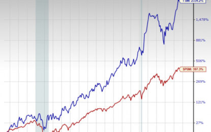 Bull Of The Day: Taiwan Semiconductor 
                    
 
 
 
Taiwan Semiconductor Shares Trade at a Fair Valuation