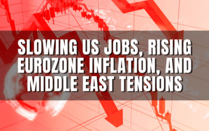 Slowing US Jobs, Rising Eurozone Inflation, And Middle East Tensions