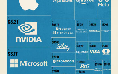 Visualizing The World’s Top 25 Companies By Market Cap