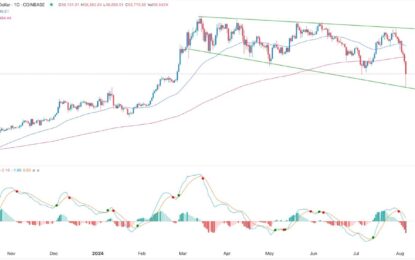 BTC/USD Forex Signal: Bitcoin Takes A Hit As Momentum Ends