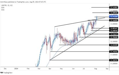 USD/TRY Forecast: Lira Extends Losses