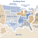 Fed Beige Book Shows Only 3 Of 12 Regions Growing, 3 Declining