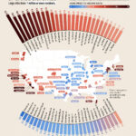 Mapped: Home Price-To-Income Ratio Of Large U.S. Cities