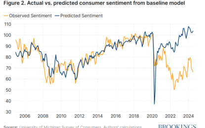 The Brookings Institute Wonders Why Consumer Sentiment Is So Bad, I Can Help