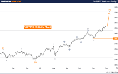 S&P/TSX 60 Index Elliott Wave Technical Analysis