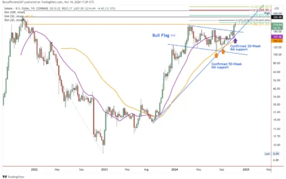 Bull Flag Breakout In SOL/USD Shows Strength