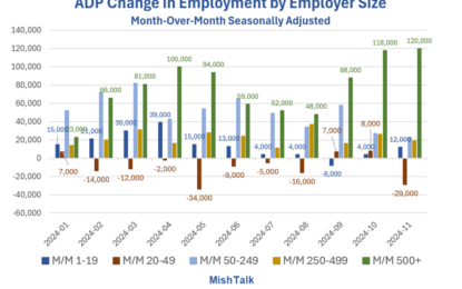 The 2024 Destruction Of Small Business Employment In Pictures